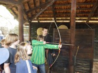 Středověká vesnice BOTANICUS  IV. A, C na výletě